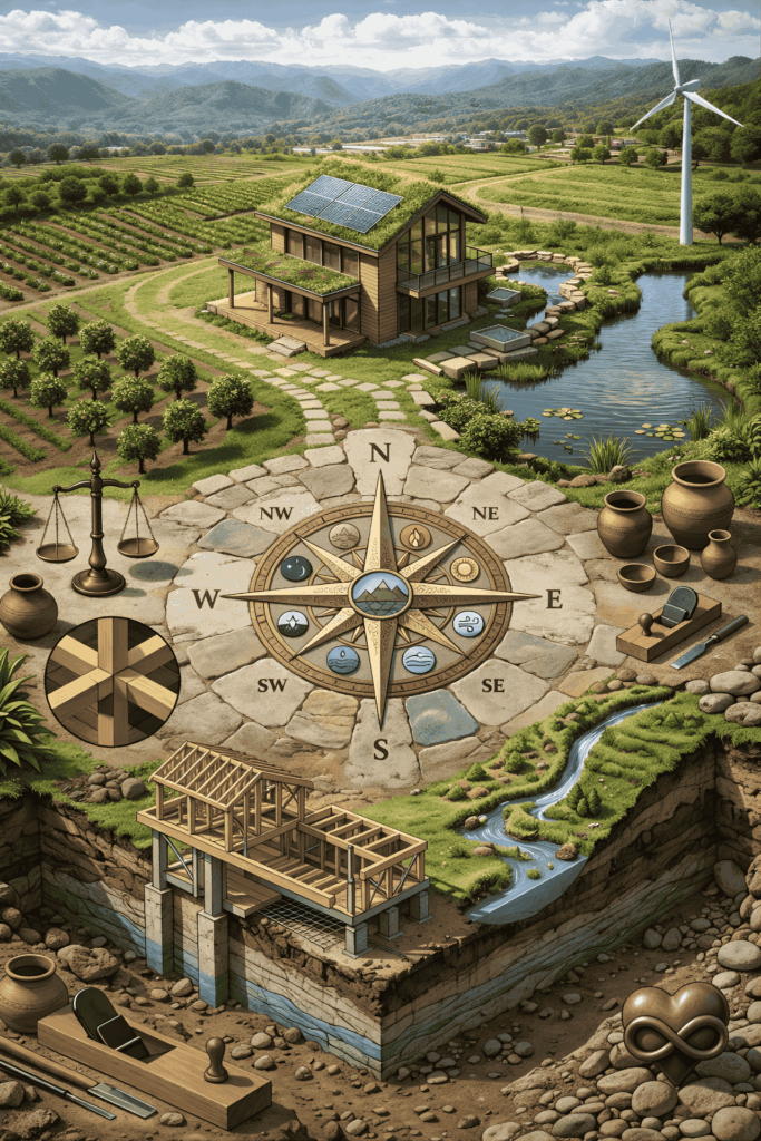 Bhoomi Shastra Vastu Principles site orientation and layout study